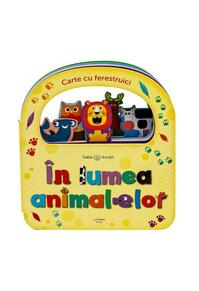 Copertă produs Bebe &icirc;nvață. &Icirc;n lumea animalelor. Carte cu ferestruici