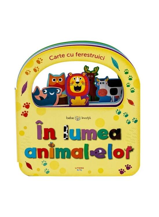 Copertă produs Bebe &icirc;nvață. &Icirc;n lumea animalelor. Carte cu ferestruici - gallery big 1