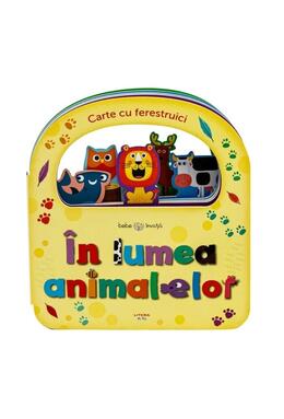 Copertă produs Bebe &icirc;nvață. &Icirc;n lumea animalelor. Carte cu ferestruici