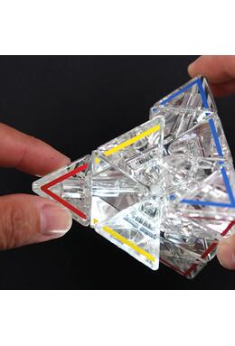 Copertă produs Joc logic Meffert's Pyraminx Crystal. Ediție limitată