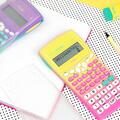Copertă produs Calculator științific Milan Sunset M240, 10+2 cifre, roz - gallery small 