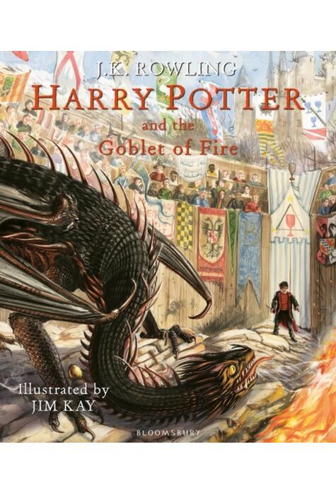 Copertă produs Harry Potter and the Goblet of Fire : Illustrated Edition