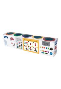 Copertă produs Plastilină ușoară Milan, 5 borcane x 142g, Glitter Soft Dough