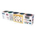 Copertă produs Plastilină ușoară Milan, 5 borcane x 142g, Glitter Soft Dough - gallery small 