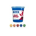 Copertă produs Plastilină ușoară Milan, 5 borcane x 142g, Glitter Soft Dough - gallery small 