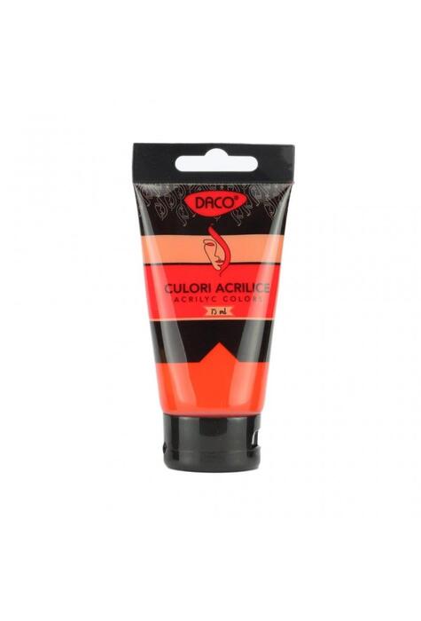 Copertă produs Culori acril 75 ml DACO, roșu vermilion