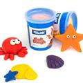 Copertă produs Plastilină ușoară Milan, 5 borcane x 142g, Glitter Soft Dough - gallery small 
