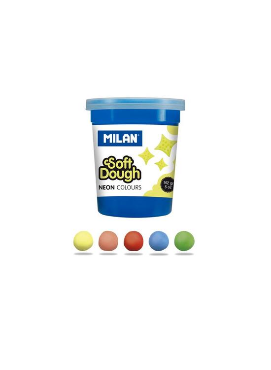 Copertă produs Plastilină ușoară Milan, 5 borcane x 142g, Neon Soft Dough - gallery big 3