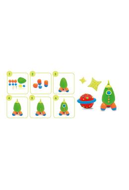 Copertă produs Plastilină ușoară Milan, 5 borcane x 142g, Neon Soft Dough