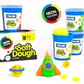 Copertă produs Plastilină ușoară Milan, 5 borcane x 142g, Neon Soft Dough - gallery small 