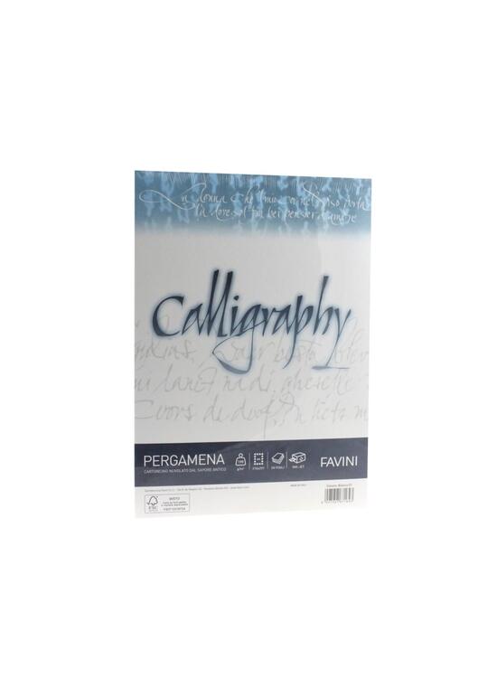 Copertă produs Hartie caligrafica FAVINI Pergamena A4, 190g alb - gallery big 1