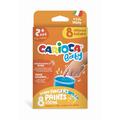 Copertă produs Acuarele Carioca Baby Finger Paint, 8 borcane x 50ml - gallery small 