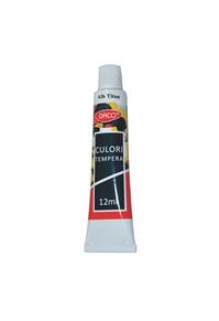 Copertă produs Culori tempera DACO, alb titan, 12 ml  - CU112W