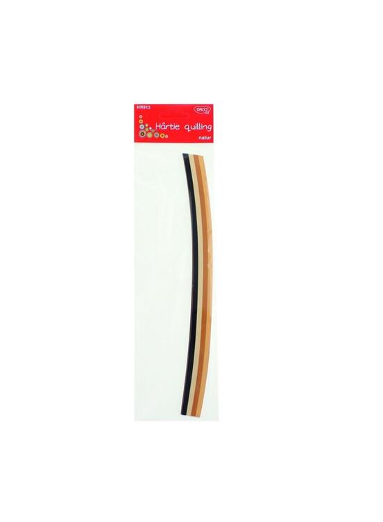 Copertă produs H&acirc;rtie pentru quilling set natur DACO, 30x0.5cm, 200/set  - HR913 - gallery big 1