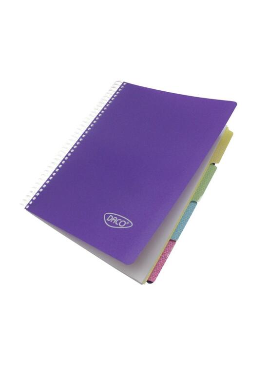 Copertă produs Caiet universal DACO 5 Subiecte A4, 200 file, 70g, spiră eminent - CT5200 - gallery big 3
