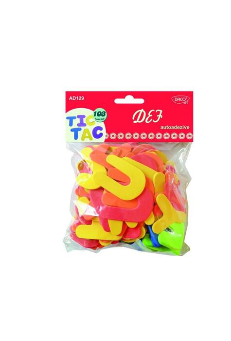 Copertă produs Accesorii craft DACO, litere autoadezive din spumă