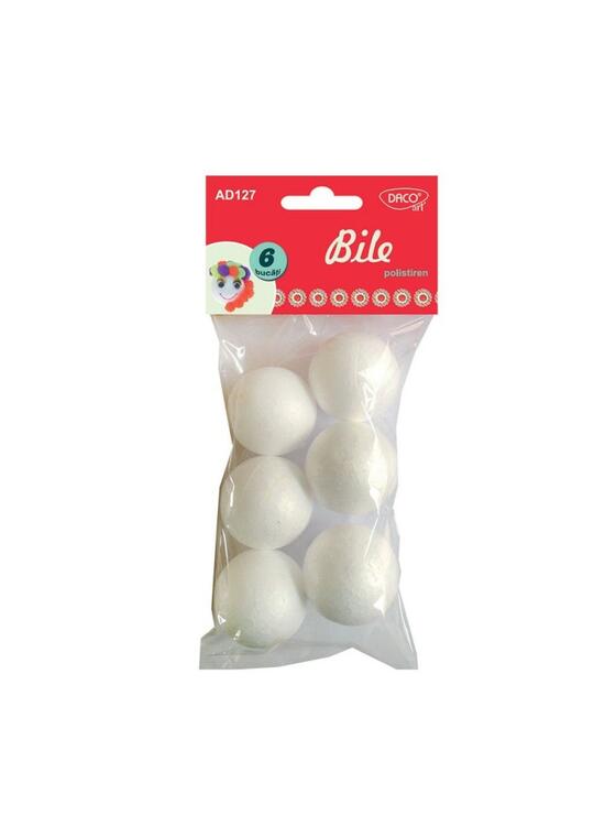 Copertă produs Accesorii craft DACO, set 6 bile x 45mm - gallery big 1
