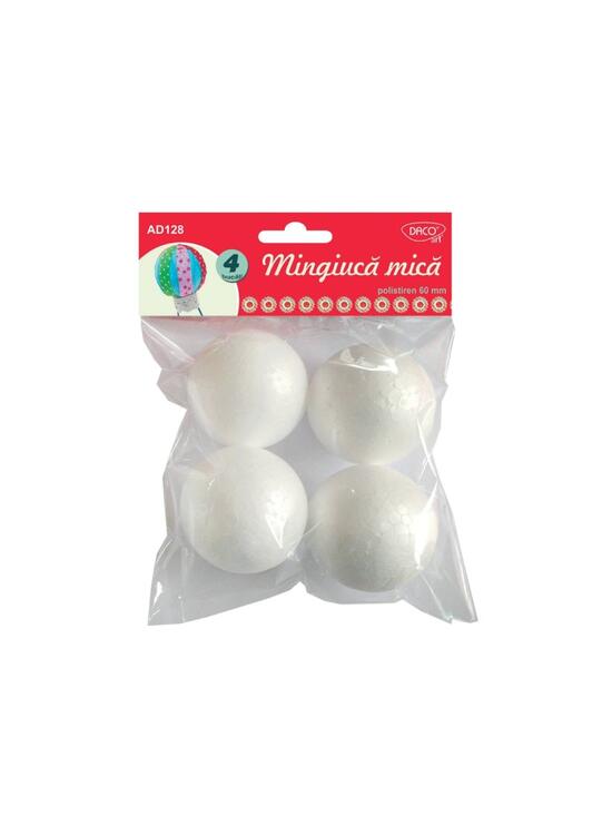 Copertă produs Accesorii craft DACO, set 4 bile x 60mm - gallery big 1
