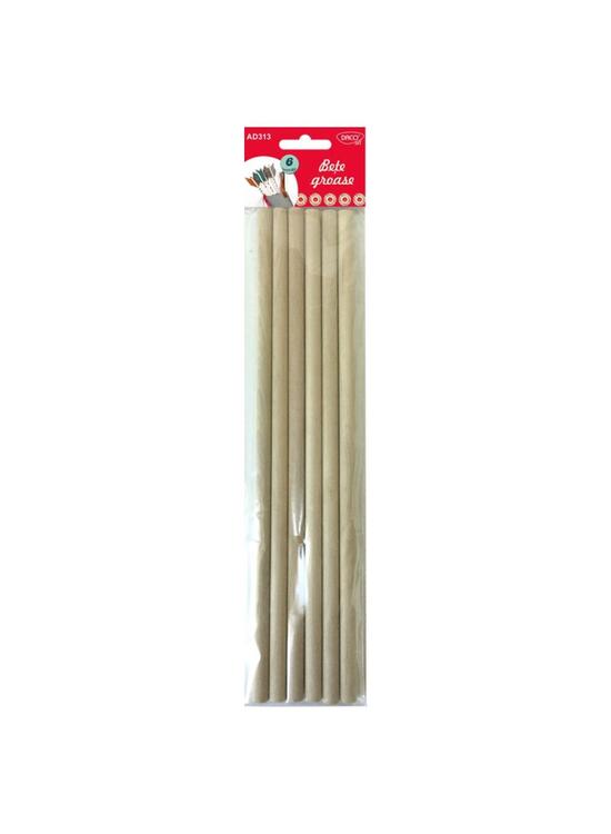 Copertă produs Accesorii craft DACO, set 6 bețe groase - gallery big 1