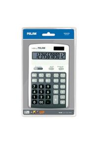 Copertă produs Calculator de birou Milan,12 cifre, gri
