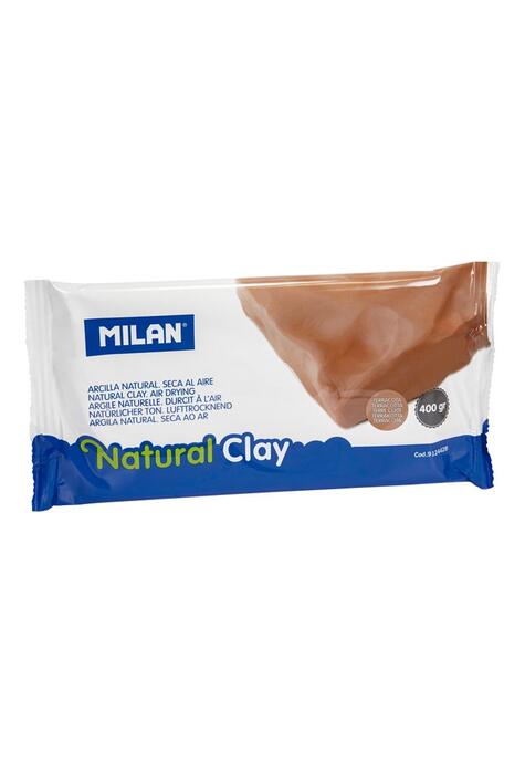 Copertă produs Lut natural pentru modelaj Milan, teracotă, 400g
