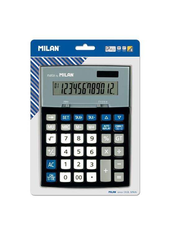 Copertă produs Calculator de birou Milan,12 cifre - gallery big 1