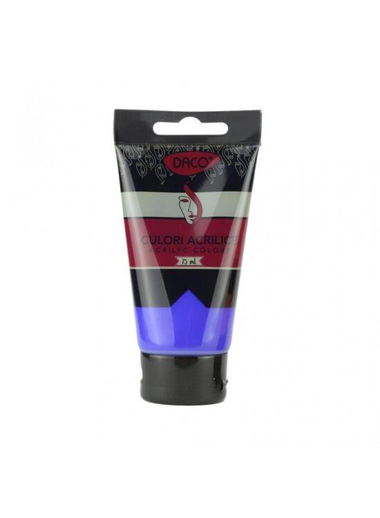 Copertă produs Culori acril 75 ml DACO, albastru ultramarin - gallery big 1