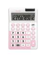 Copertă produs Calculator de birou antibacterian Milan +, 12 cifre, alb-turcoaz / alb-roz / alb-gri - thumb 3