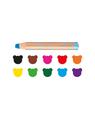 Copertă produs Creioane colorate Carioca Baby Fabulous, 10 culori 3 &icirc;n 1 + ascuțitoare - thumb 2