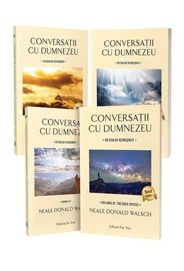 Copertă produs Conversații cu Dumnezeu, set 4 volume. Ediție specială
