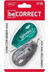 Copertă produs Set mini bandă corectoare DACO beCORRECT, 2 buc