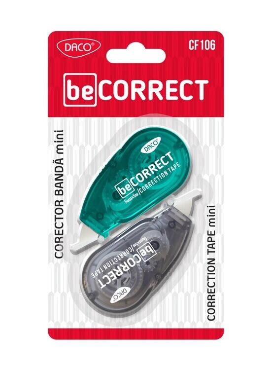 Copertă produs Set mini bandă corectoare DACO beCORRECT, 2 buc - gallery big 1