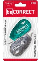 Set mini bandă corectoare DACO beCORRECT, 2 buc
