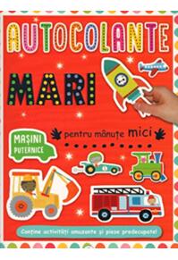 Copertă produs Autocolante mari pentru mănuțe mici. Mașini puternice