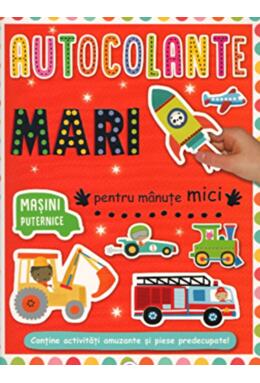 Copertă produs Autocolante mari pentru mănuțe mici. Mașini puternice