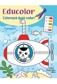 Copertă produs Educolor: Transport. Colorează dupa coduri