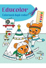 Copertă produs Educolor: Acasă. Colorează dupa coduri