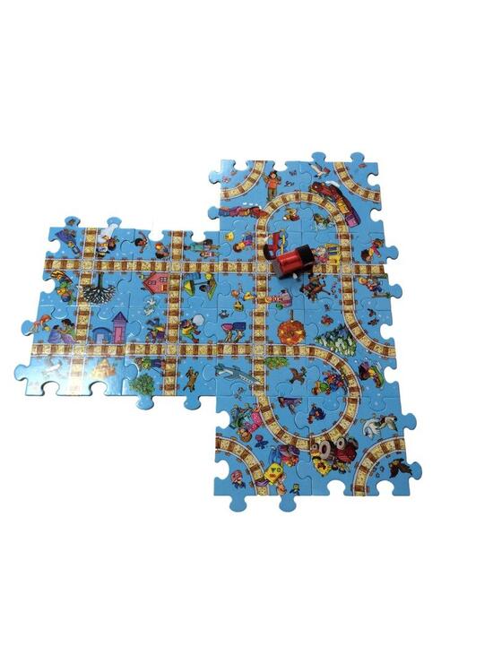 Copertă produs Puzzle Track. Hai să mergem cu trenul! (carte + puzzle magnetic + creioane colorate) - gallery big 2
