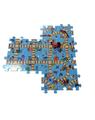 Copertă produs Puzzle Track. Hai să mergem cu trenul! (carte + puzzle magnetic + creioane colorate) - thumb 2