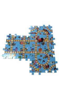 Copertă produs Puzzle Track. Hai să mergem cu trenul! (carte + puzzle magnetic + creioane colorate)