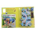 Copertă produs Puzzle Track. Hai să mergem cu mașina! (carte + puzzle magnetic + creioane colorate) - gallery small 