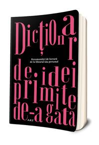 Copertă produs Agenda „Dicționar de idei primite de-a gata”. Recomandări de lectură de la librarul tău personal