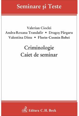 Copertă produs Criminologie. Caiet de seminar