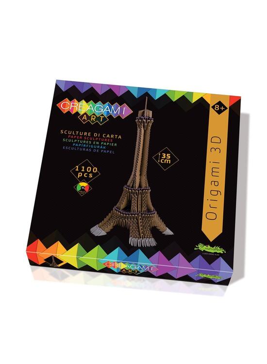 Copertă produs Origami 3D Creagami Art, Turnul Eiffel (1100 piese) - gallery big 2
