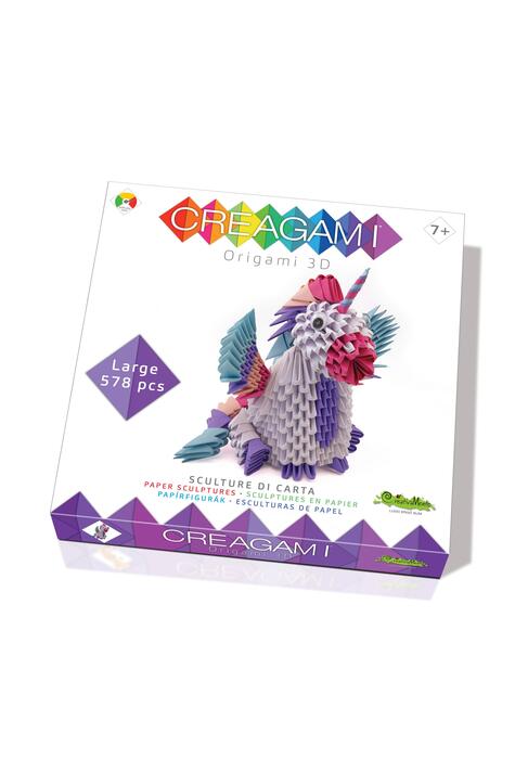 Copertă produs Origami 3D Creagami, Unicorn (576 piese)