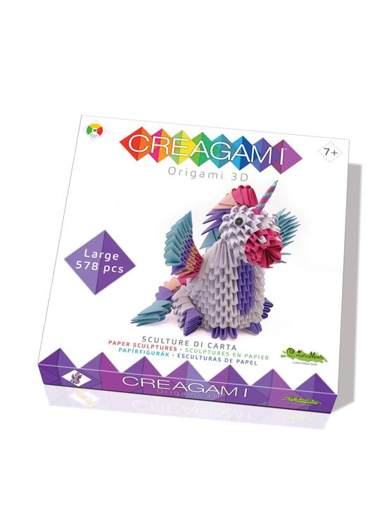 Copertă produs Origami 3D Creagami, Unicorn (576 piese) - gallery big 1