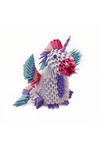Copertă produs Origami 3D Creagami, Unicorn (576 piese)