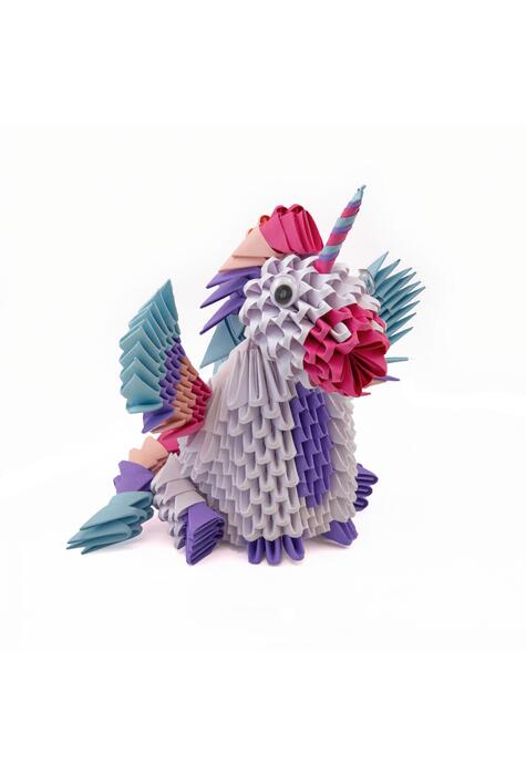 Origami 3D Creagami, Unicorn (576 piese)