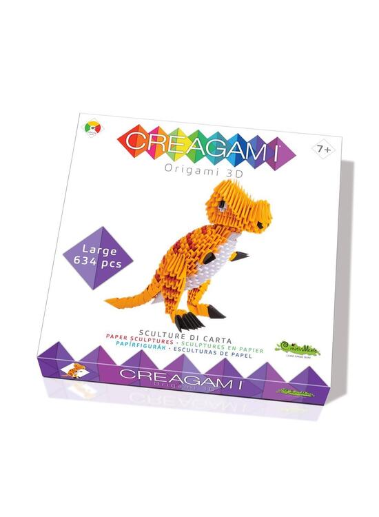 Copertă produs Origami 3D Creagami, T-rex (634 piese) - gallery big 2
