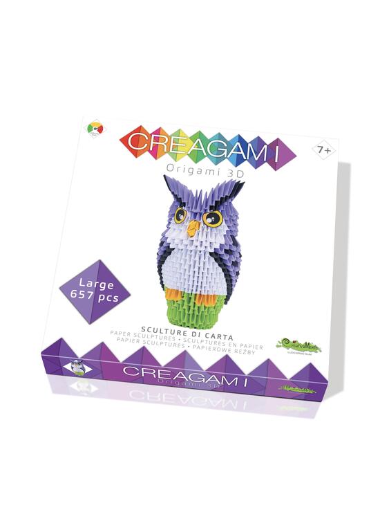 Copertă produs Origami 3D Creagami, bufniță (657 piese) - gallery big 2